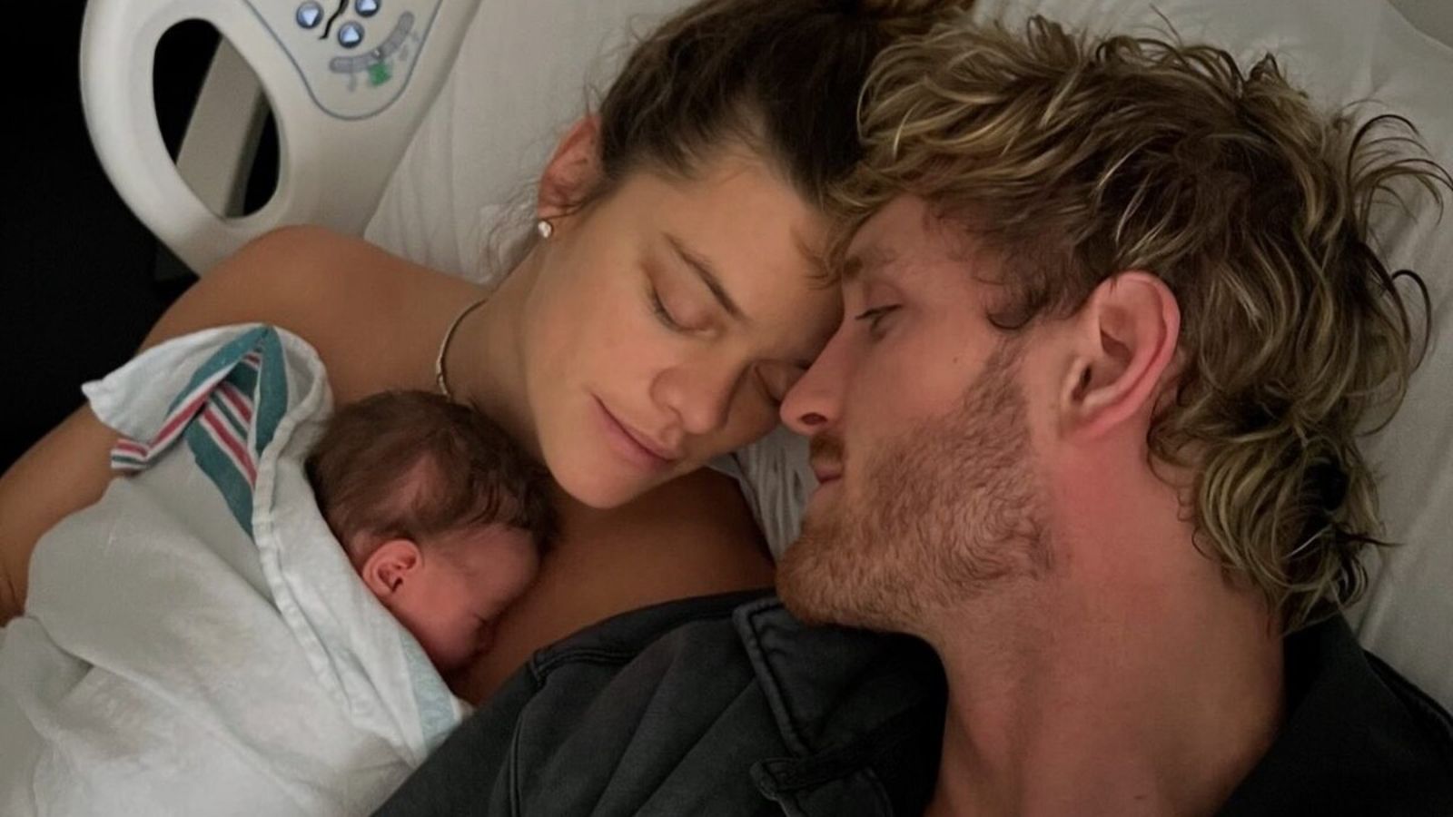 Logan Paul y Nina Agdal dan la bienvenida al mundo a su primer hijo