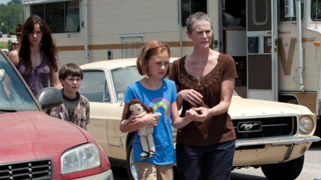 Sophia and Carol from TWD season 2