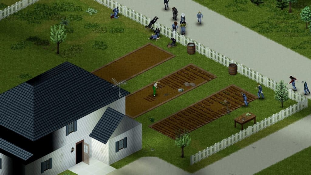 A screenshot from Project Zomboid