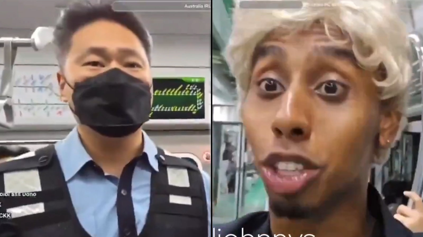 O streamer banido do Kick, Johnny Somali, foi expulso do metrô pela polícia sul-coreana