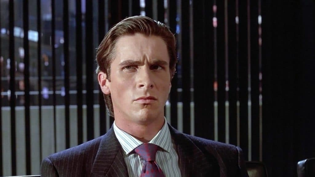 Christian Bale as Patrick Bateman in American Psycho