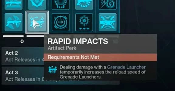 destiny 2 revenant seasonal mod rapid impacts