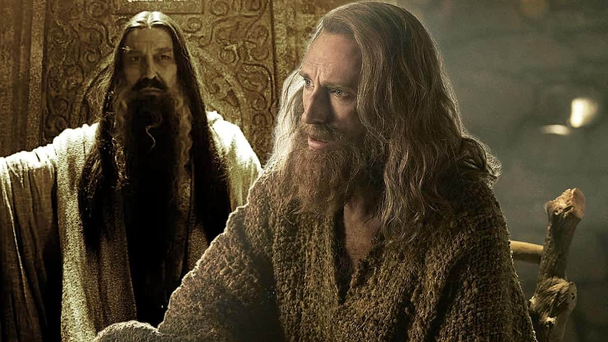 Daniel Weyman as Gandalf in Rings of Power Season 2 and the Dark Wizard