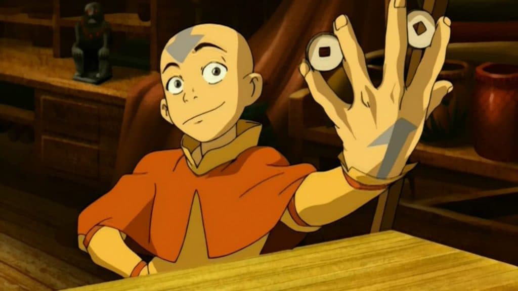 Aang in Avatar the Last Airbender series