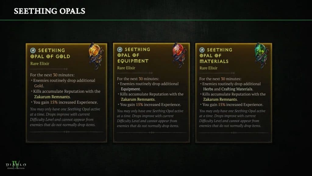 Diablo 4 Season 6 Realmwalker Event Seething Opal