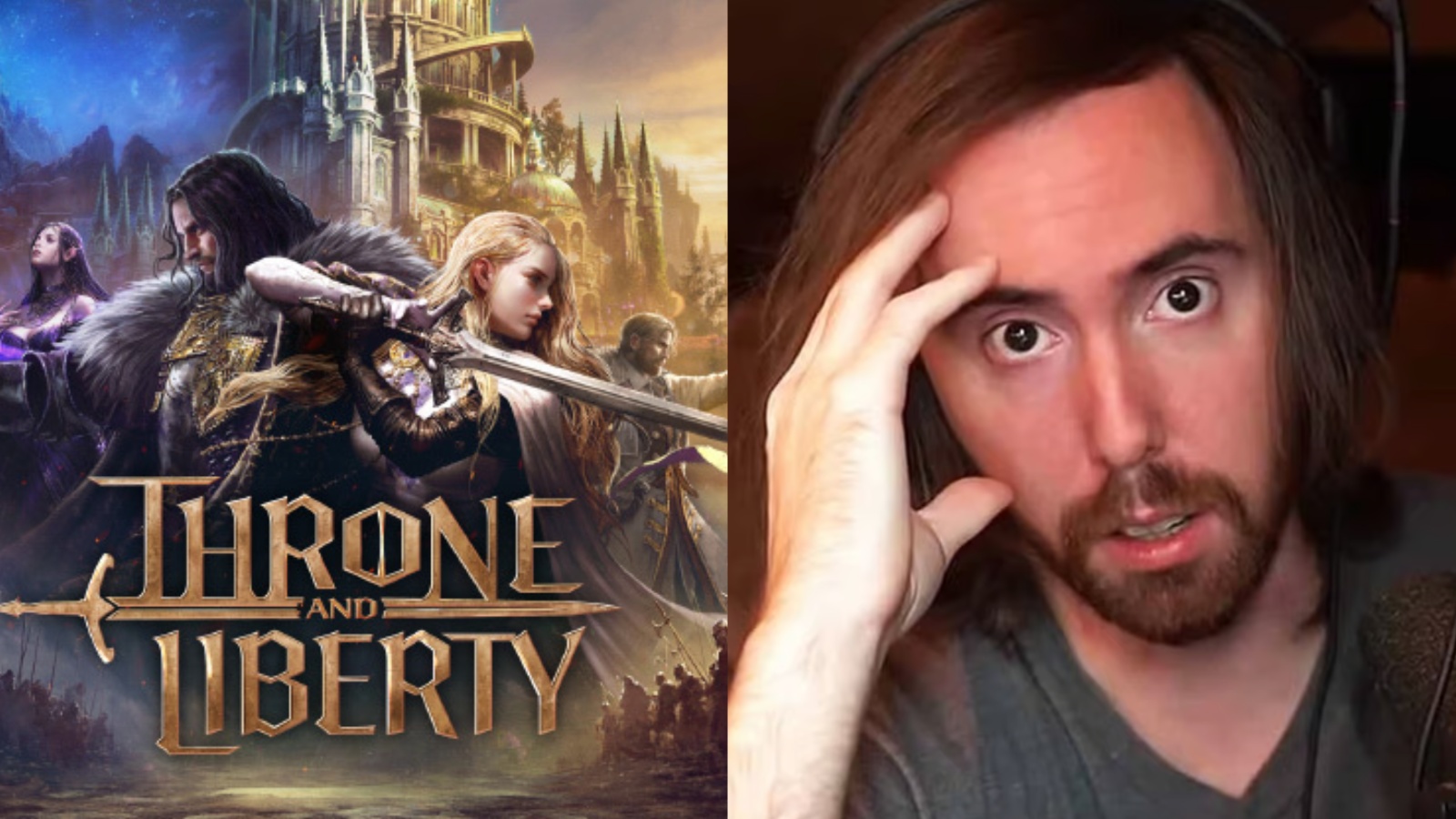 Asmongold fica perplexo quando a varredura do criador do personagem Trono e Liberdade dá terrivelmente errado