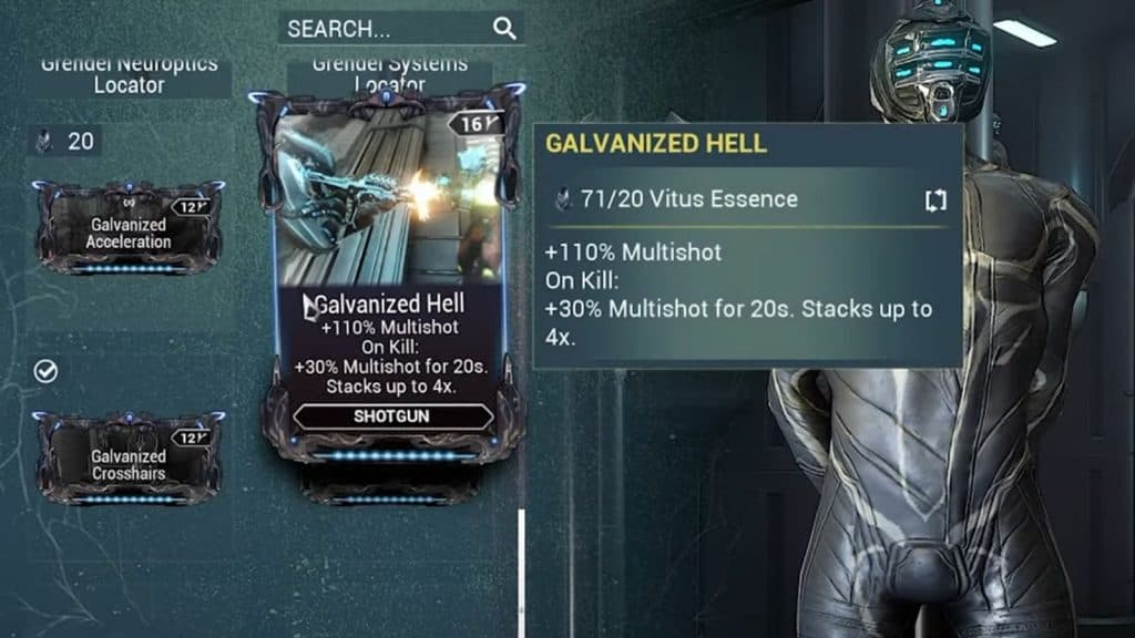 Моды Warframe Galvanized