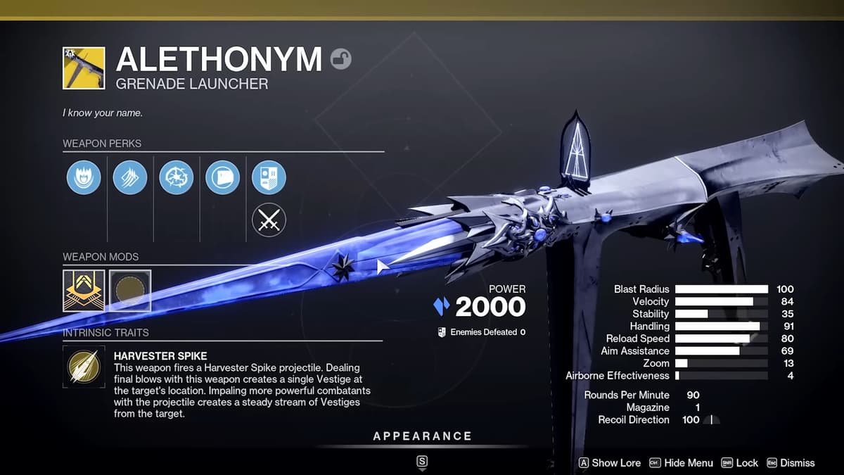 Todas as novas armas em Destiny 2 Episódio Revenant