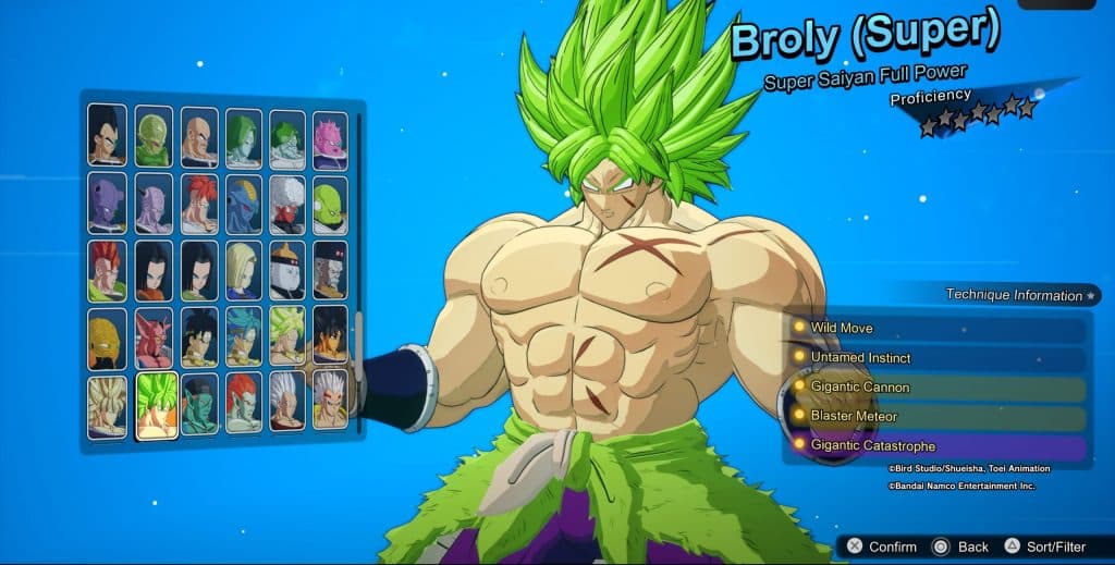 Dragon Ball Sparking Zero Broly (Super)