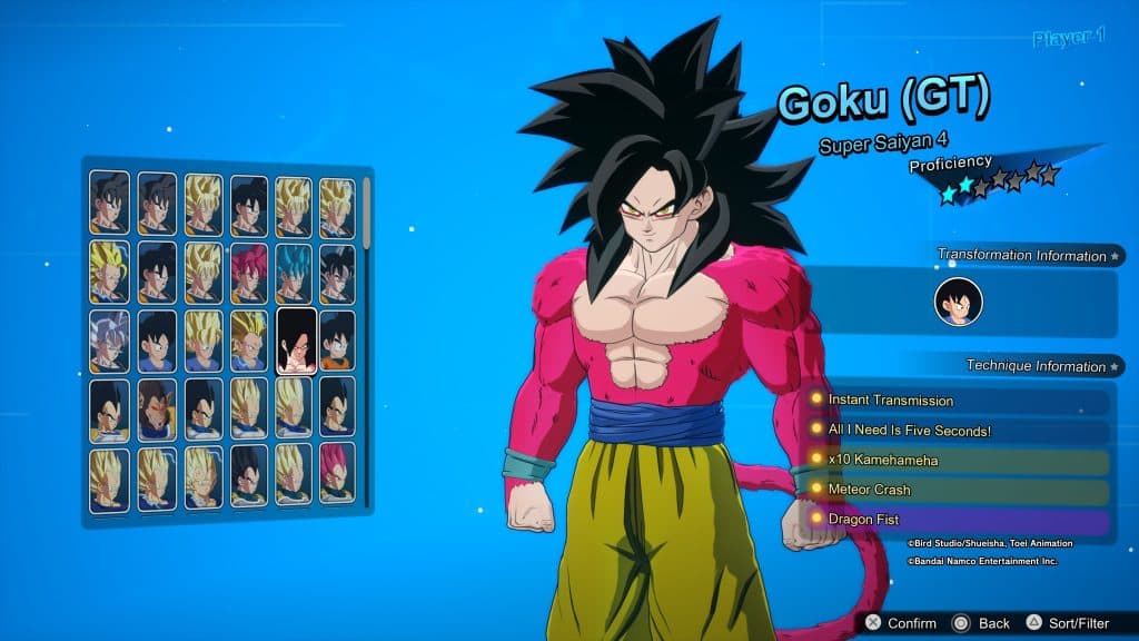 Dragon Ball Sparking Zero Goku (GT)