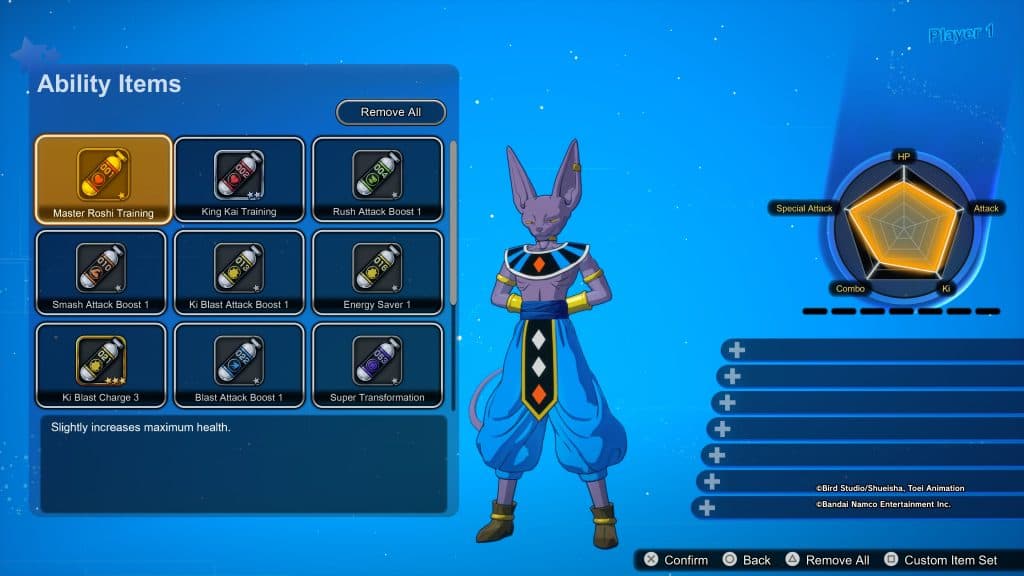 Dragon Ball Sparking Zero Beerus