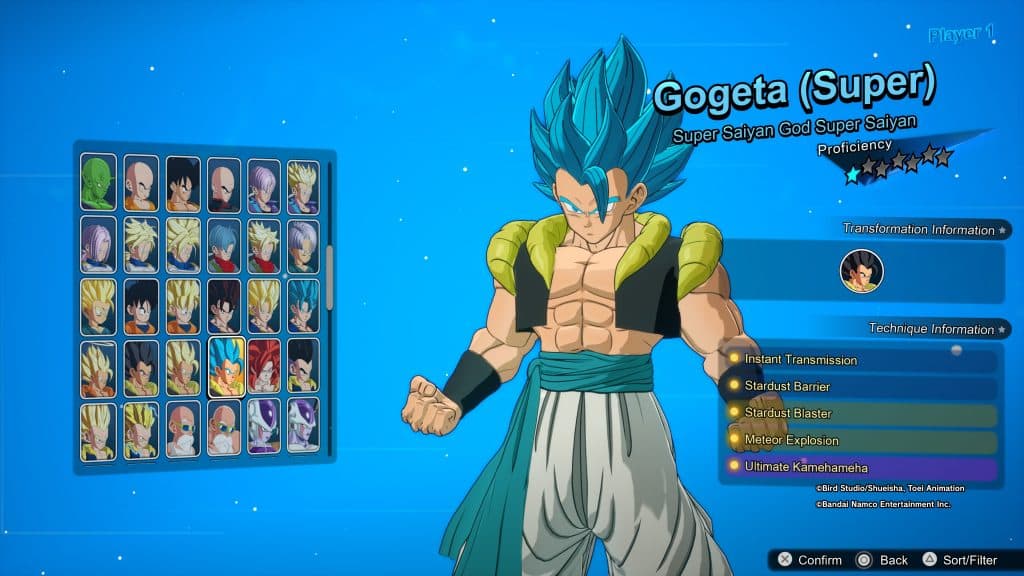 Dragon Ball Sparking Zero Gogeta SSGSS