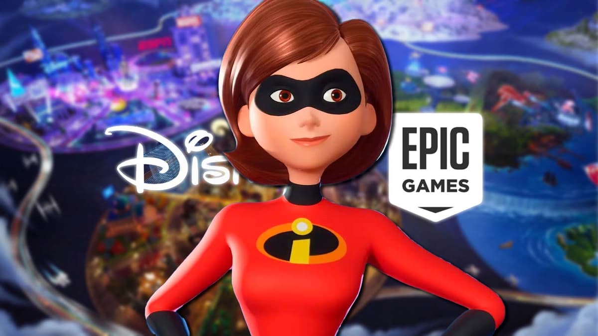 Elastigirl on the DisneyxFortnite collab