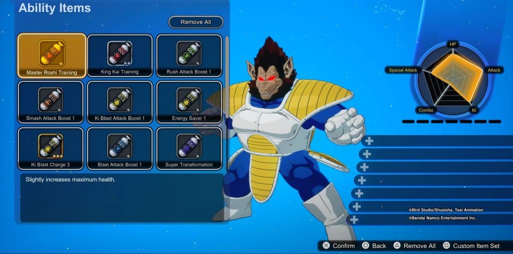 Dragon Ball Sparking Zero Great Ape Vegeta