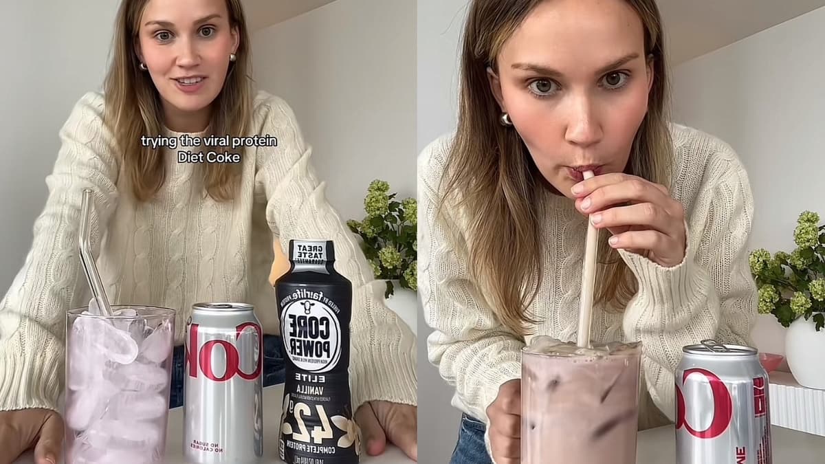 protein diet coke TikTok trend