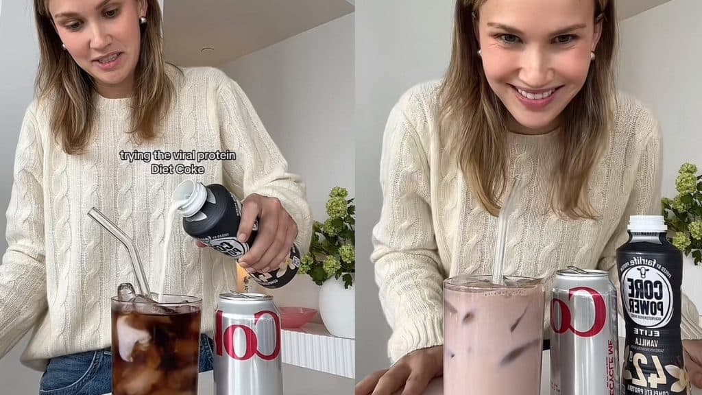 Private chef Meredith Hayden tries the viral protein Diet Coke and instantly loves it.