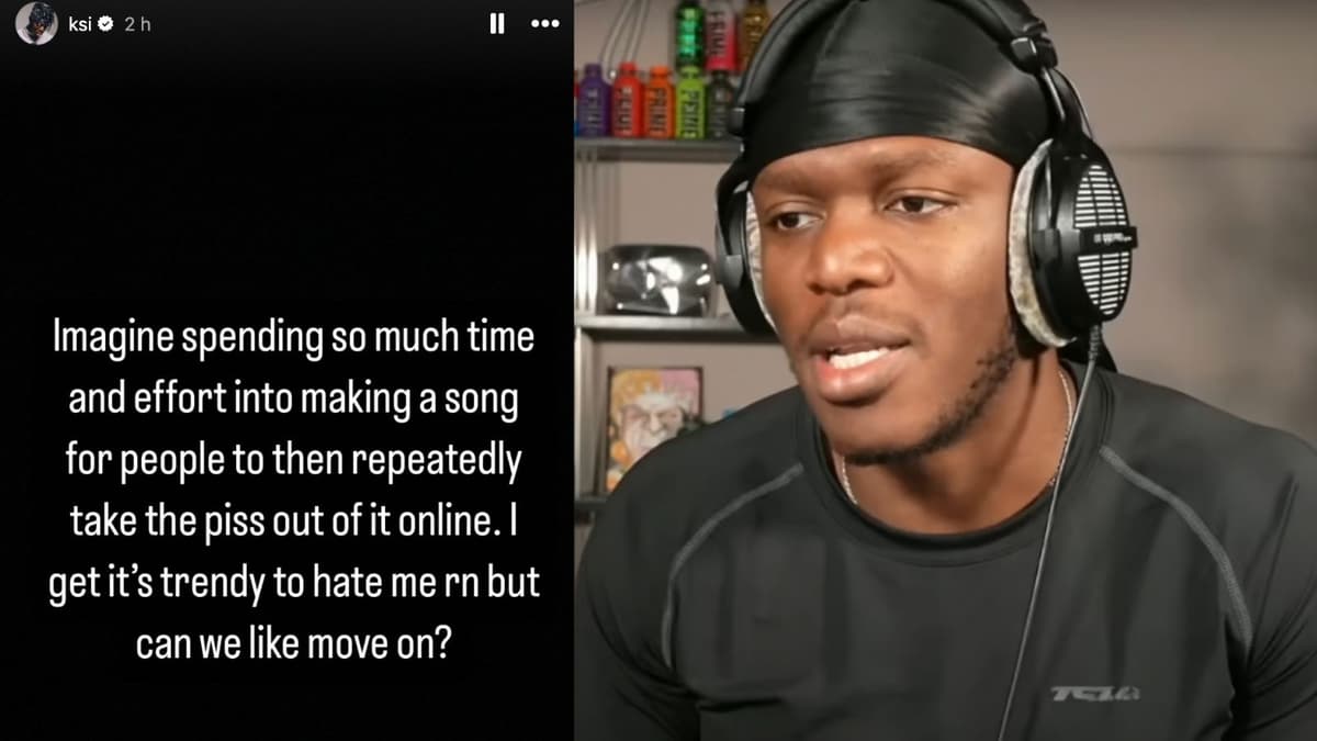 KSI fires back at hate against his new song and claims it’s “trendy to hate” him