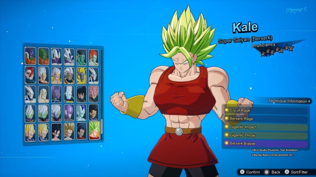 Kale Dragon Ball Sparking Zero