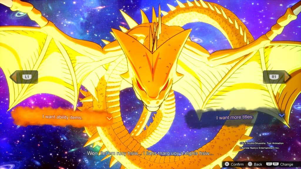 Dragon Ball Sparking Zero Shenron