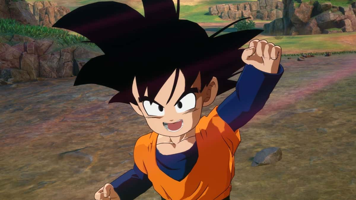 Dragon Ball Sparking Zero Character Proficiency Goten cheering