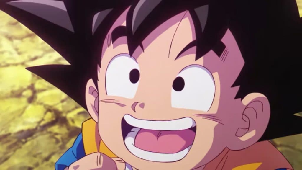 Daima Goku smiling