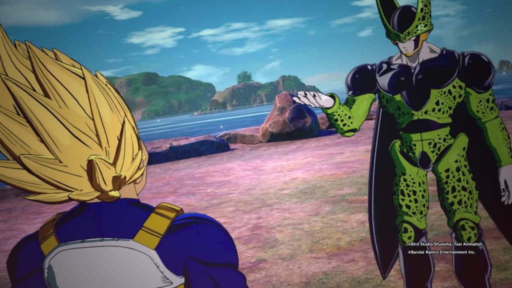 Dragon Ball Sparking Zero Vegeta and Cell