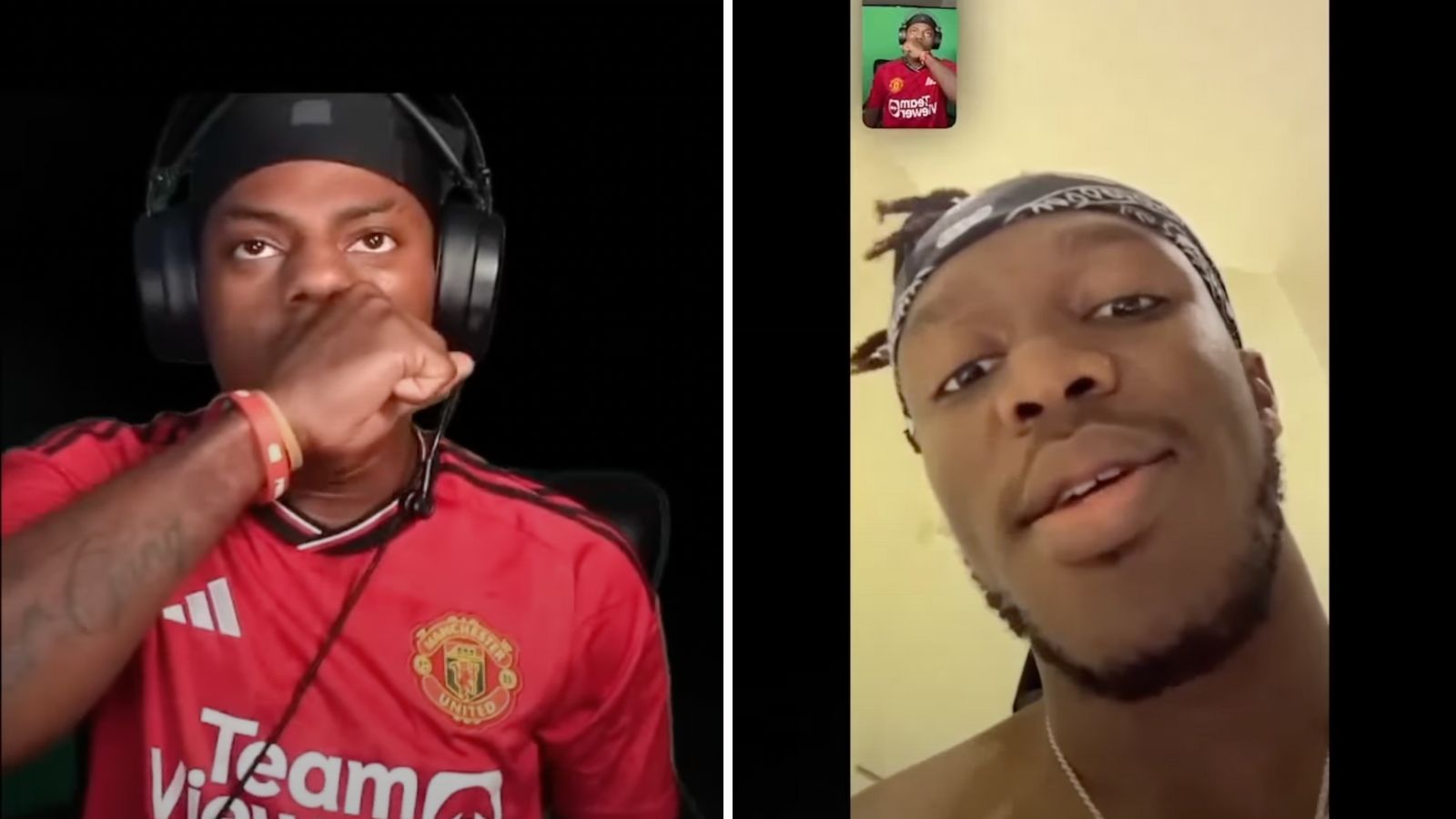 KSI se enfurece con IShowSpeed ​​después de que asa brutalmente su canción y le dice que "deje la música"