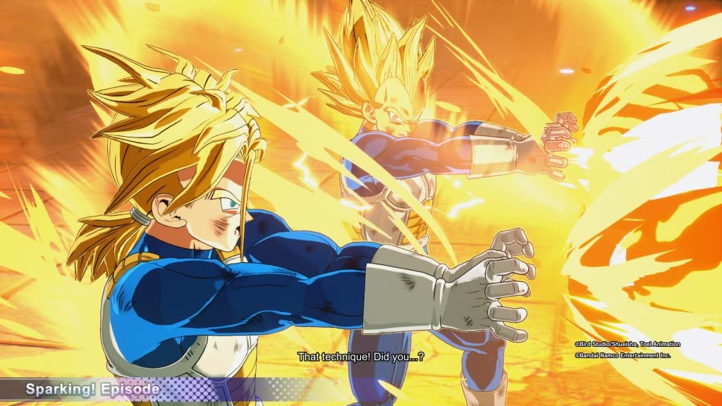 Dragon Ball Sparking Zero Vegeta and Trunks