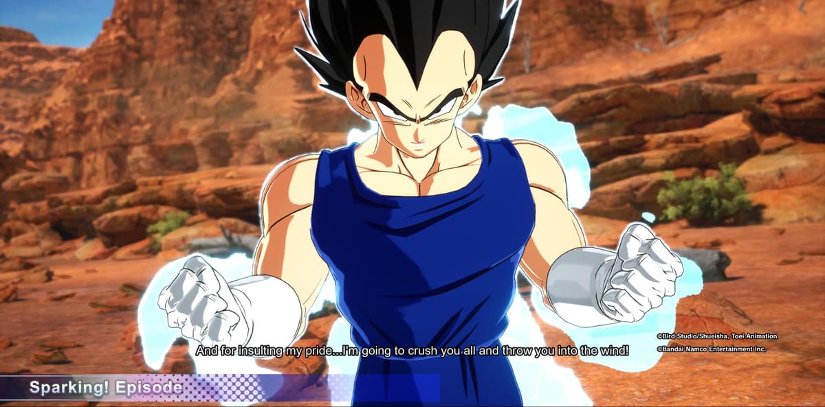 Todos los caminos bifurcados de Vegeta en el modo Episodio Dragon Ball Sparking Zero