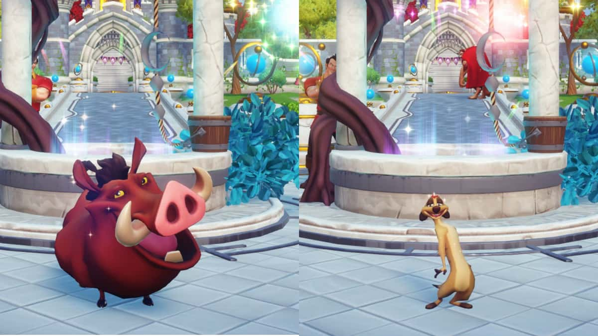 Disney Dreamlight Valley Timon and Pumbaa