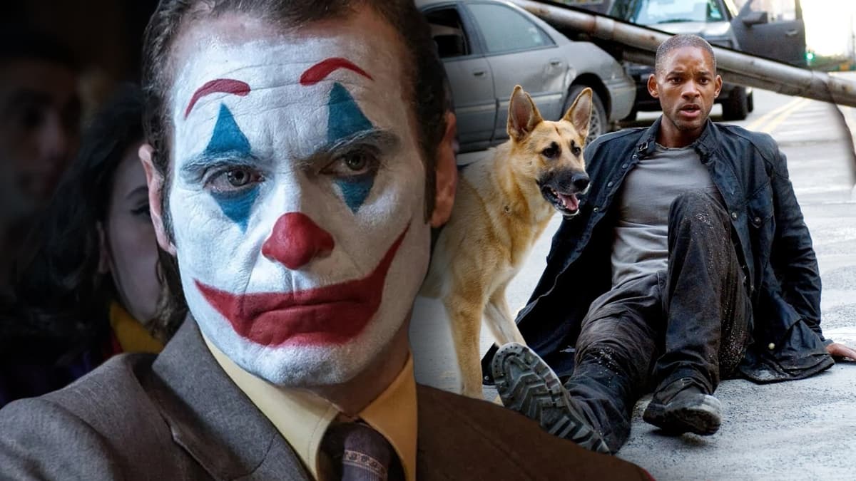 Arthur Fleck in Joker 2 and Will Smith in I Am Legend