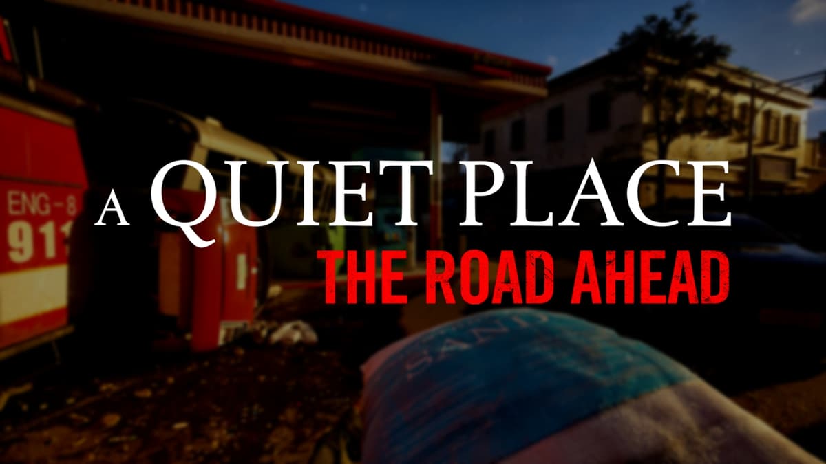 A Quiet Place Road Ahead image with logo