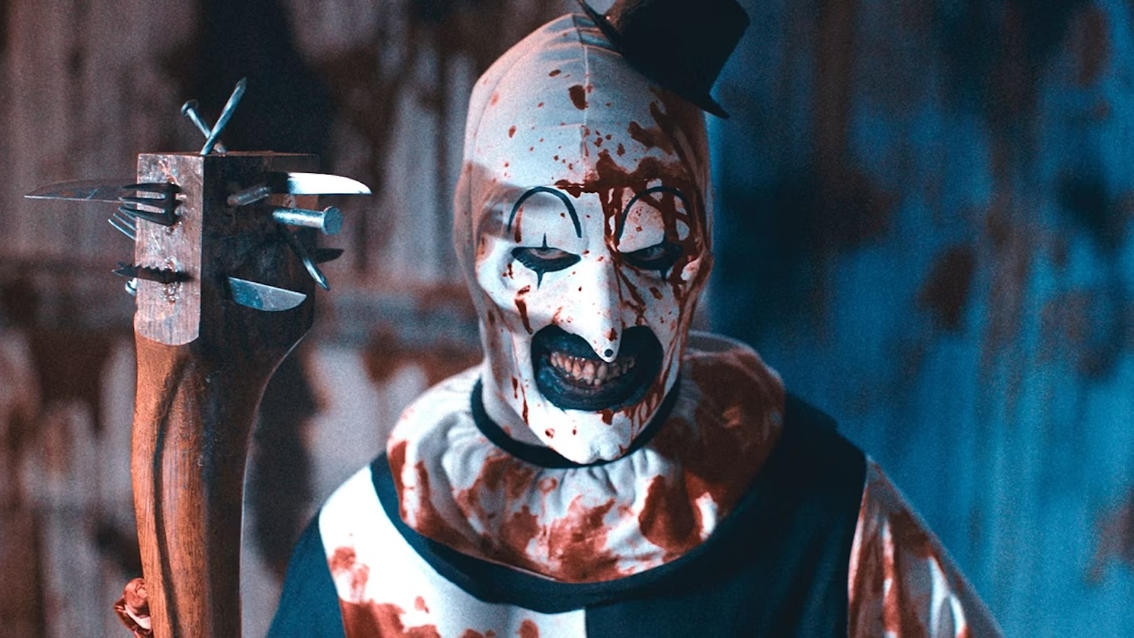 La estrella de Terrifier 3 revela que el equipo de terror usó “condón” para crear su asesinato favorito