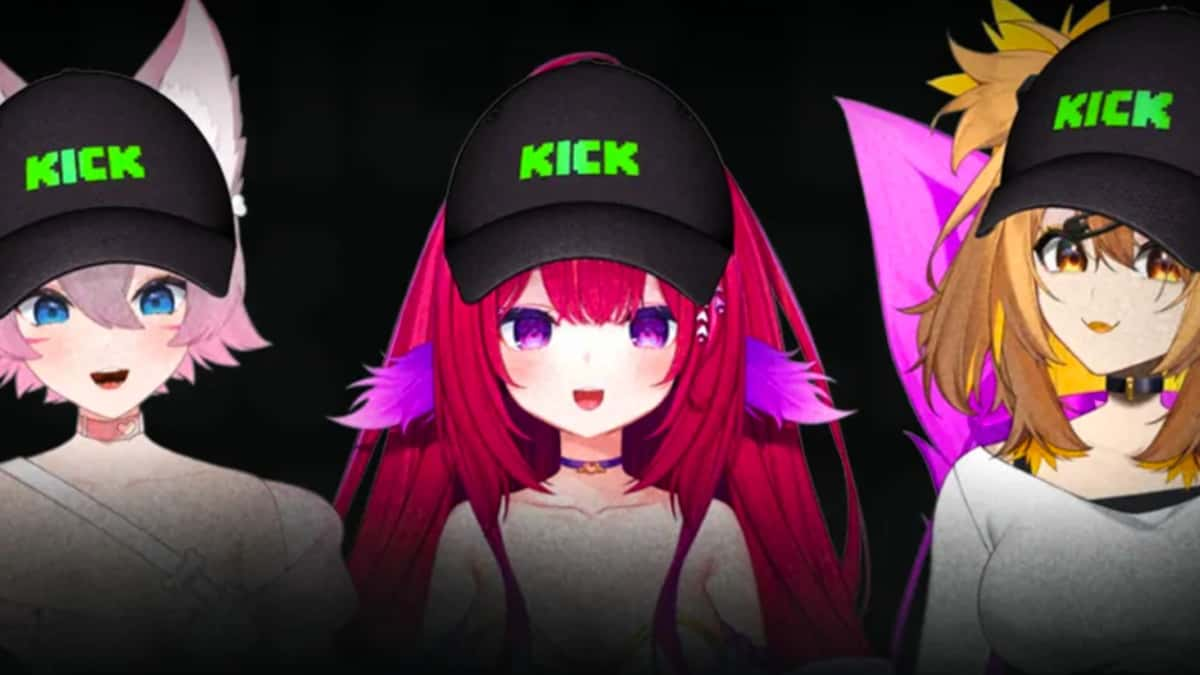 Kick VTuber hat asset changes added to the streaming platform.