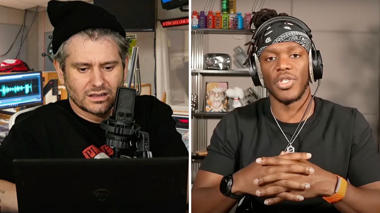 Ethan Klein acusa KSI de retirar o vídeo do YouTube torrando sua nova música