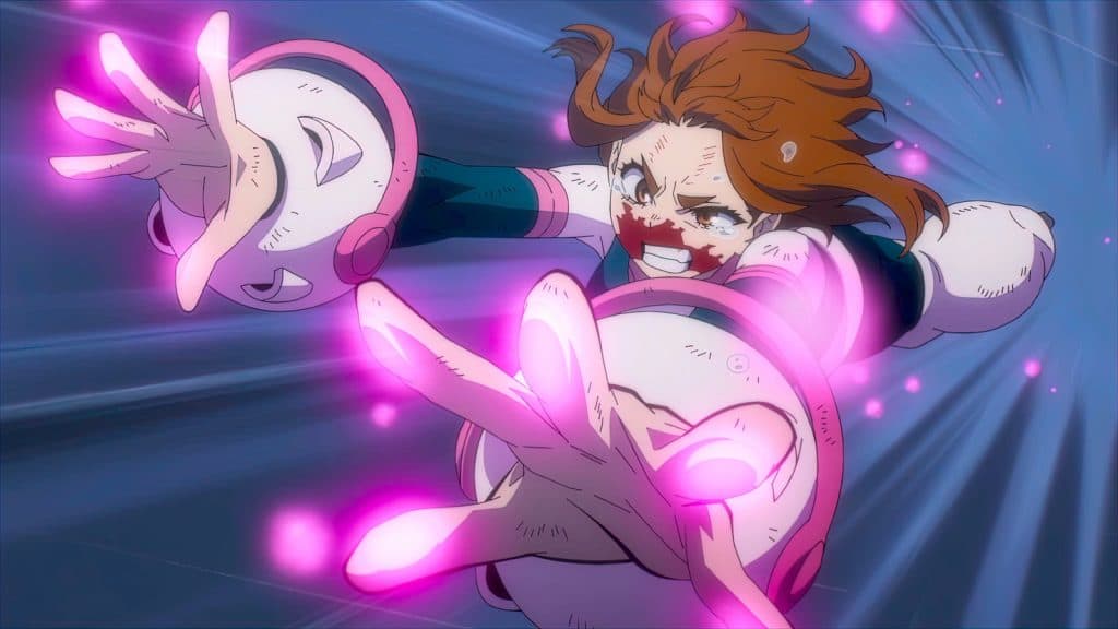 Uraraka in My Hero Academia