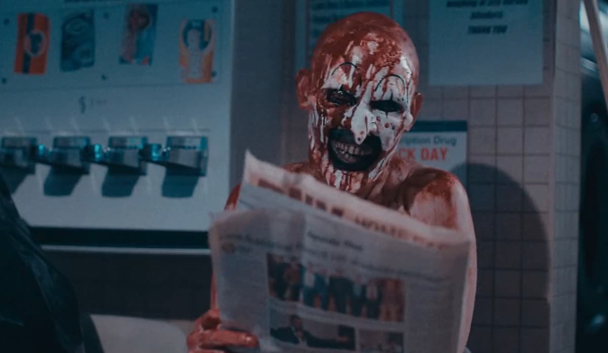 Um dia na vida nojenta do ícone do Terrifier 3, Art the Clown