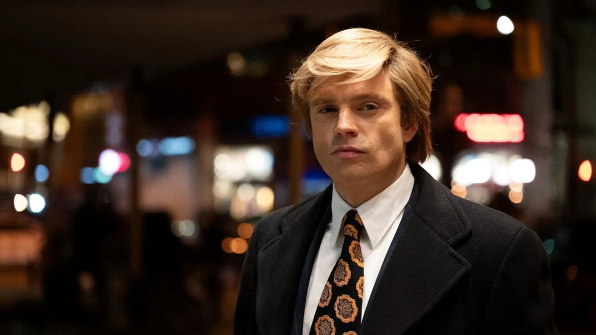 Sebastian Stan as Donald Trump in The Apprentice