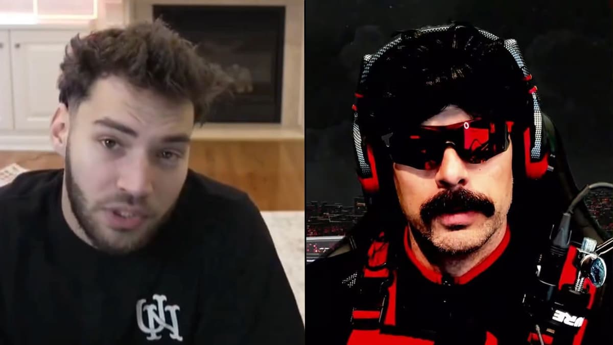 Adin Ross and Dr Disrespect side by side looking at camera