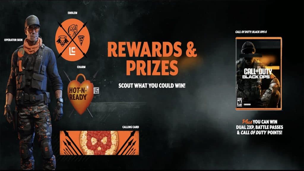 Событие Little Caesars и Call of Duty