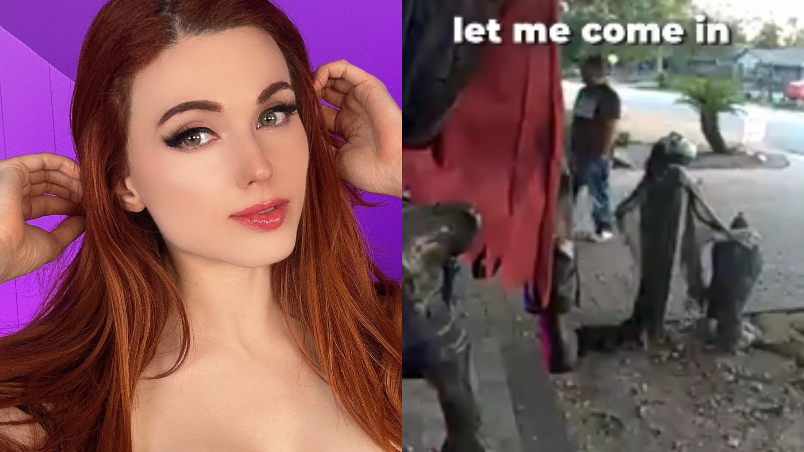 Amouranth preocupada porque fã a segue e exige um encontro no local do duplo homicídio