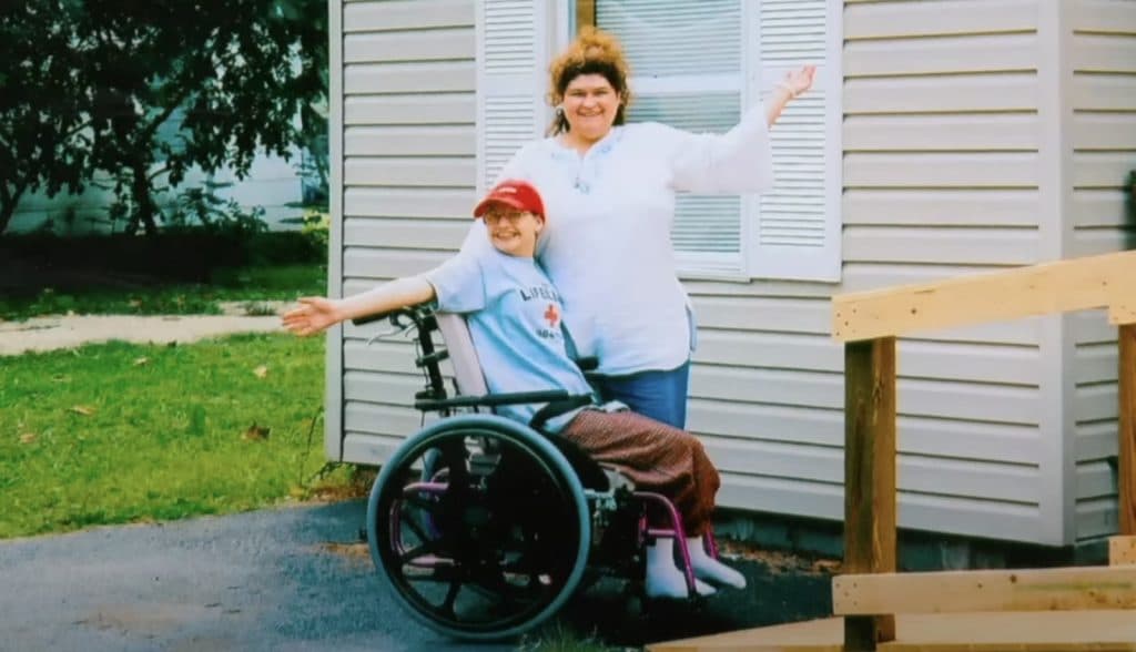 Foto de Gypsy Rose y Dee Blanchard mostrada en Mommy Dead and Dearest