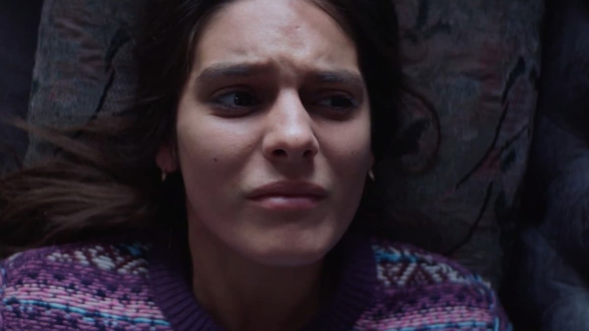 Smile short film: Caitlin Stasey as Laura in Laura Hasn't Slept