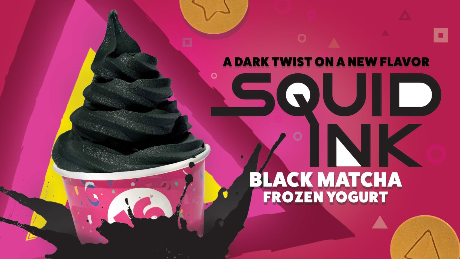 Bizarre black squid ink frozen yogurt launched in honor of Squid Game