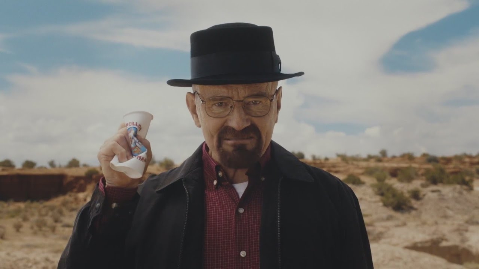 Bryan Cranston reprised his role as Walter White but don’t get too excited