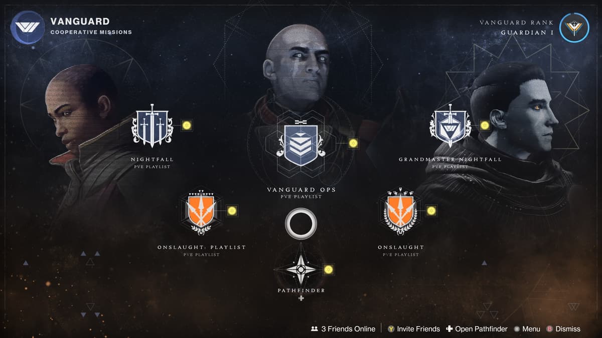 O que são atividades rituais em Destiny 2?