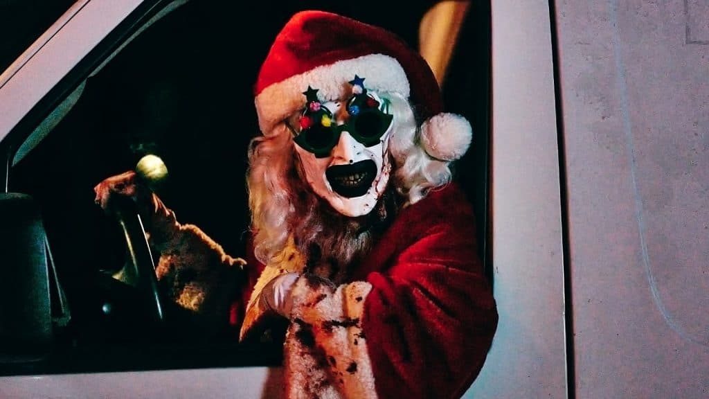 Art the Clown in a van in Terrifier 3