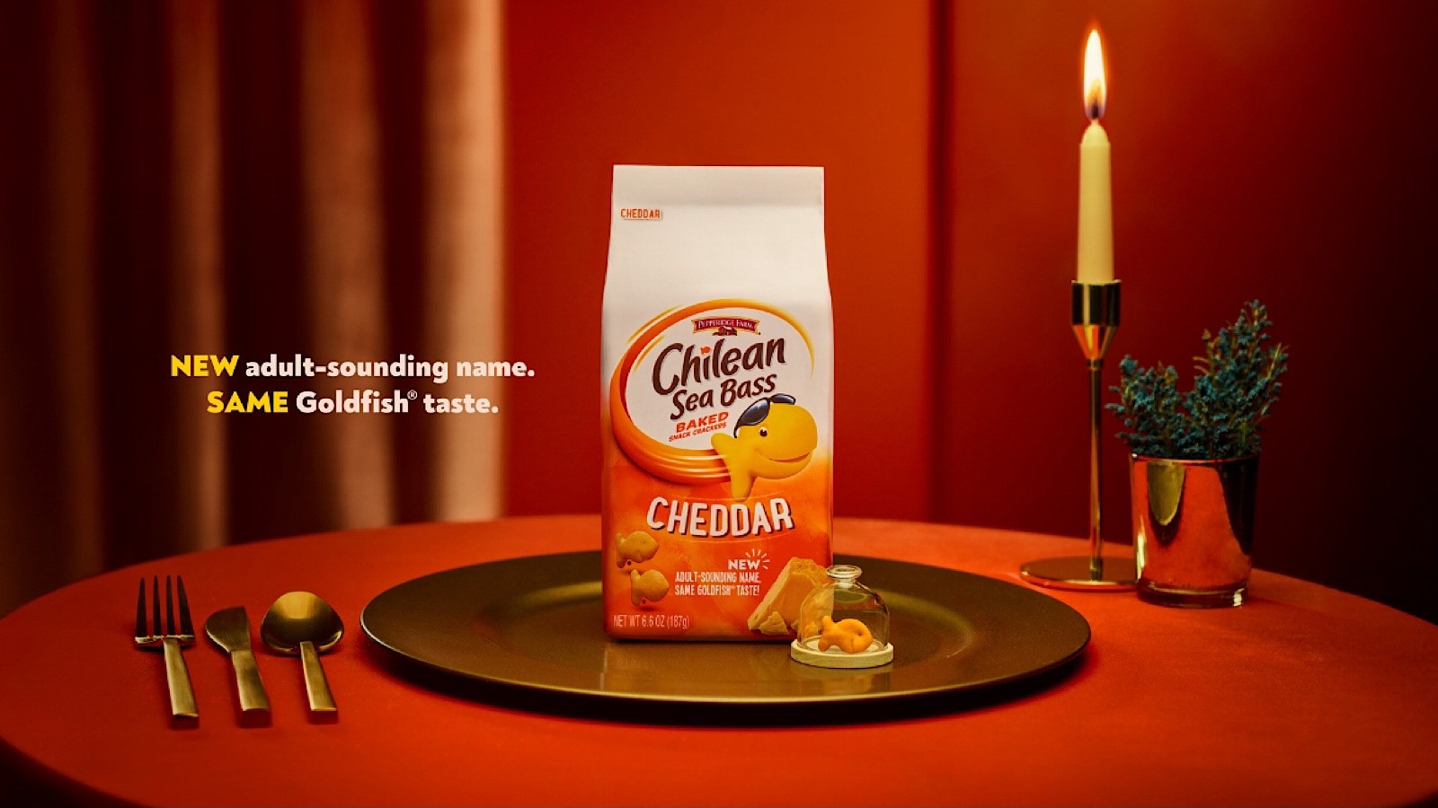 Goldfish presenta un nuevo nombre para las icónicas galletas Cheddar