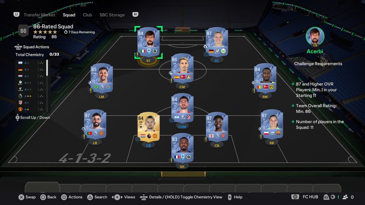 Как пройти EA FC 25 Max 88 Hero SBC: лучшие игроки и худшие игроки