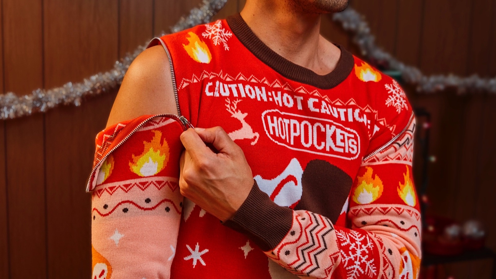 Hot Pockets release holiday-themed ugly sweater and customers are in love